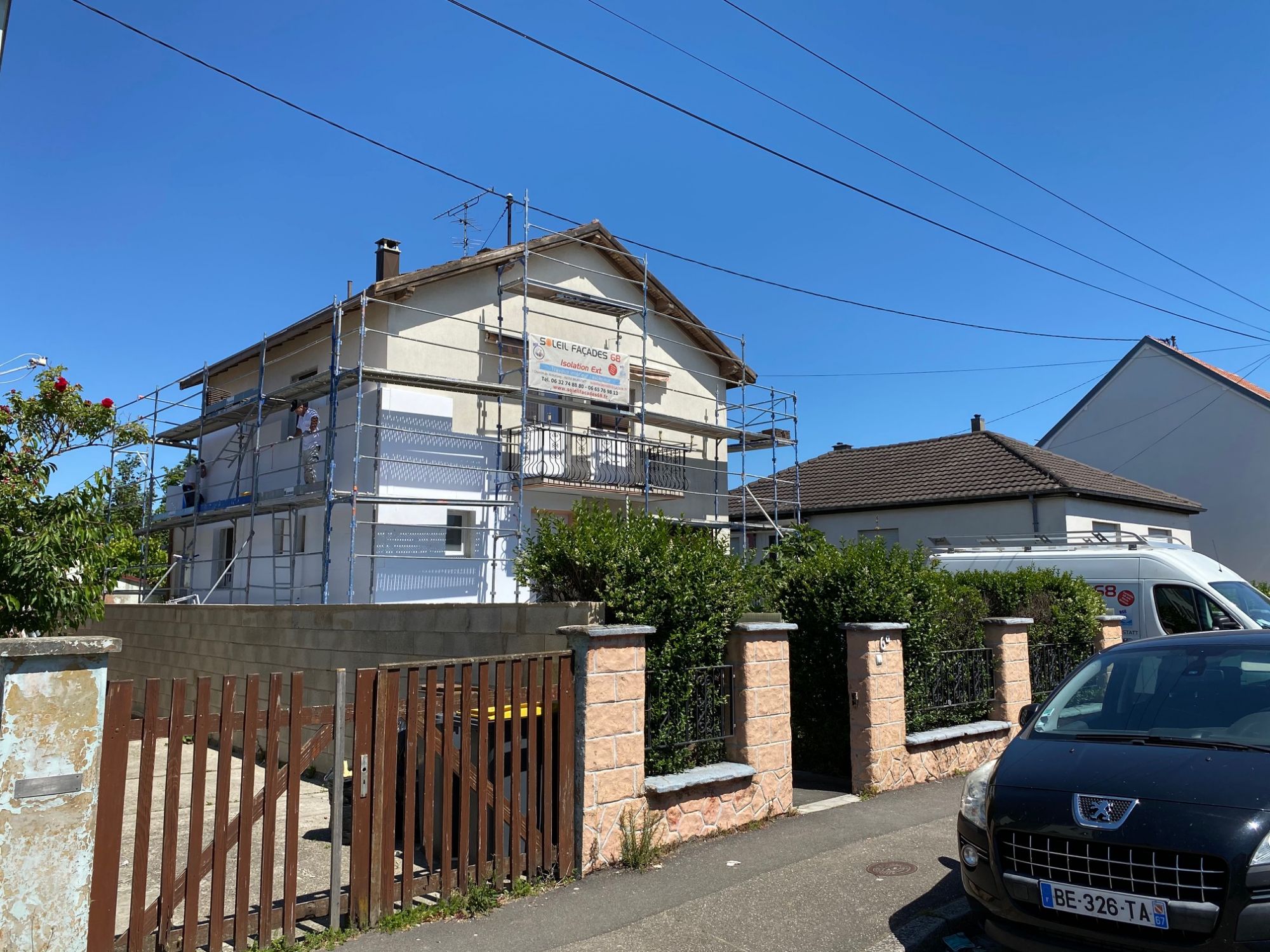 Découvrez notre chantier d&#8217;isolation extérieure à Mulhouse Wittelsheim 0