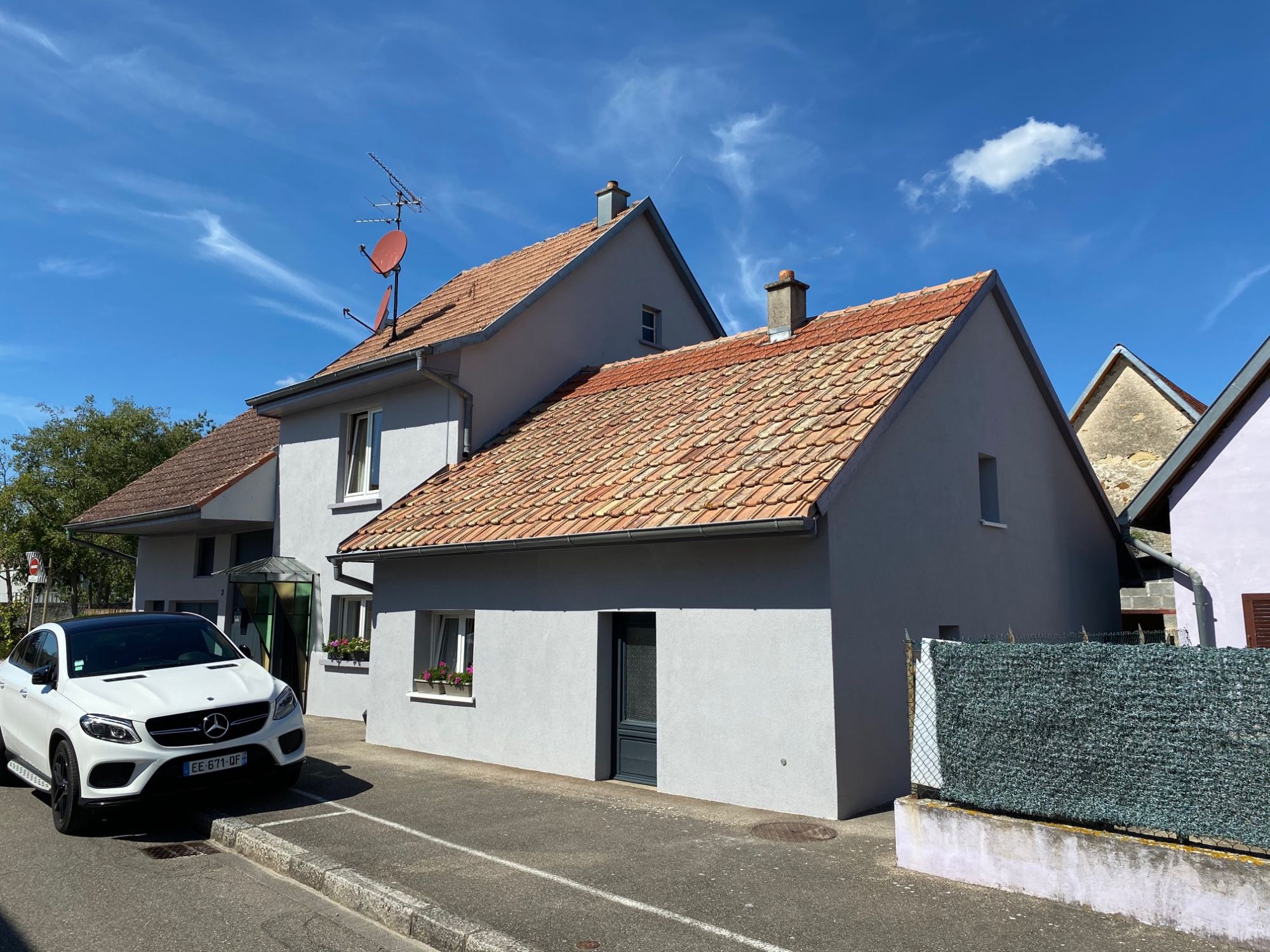 Ravalement de façade à Otmarsaheim près de Mulhouse Illzach 1