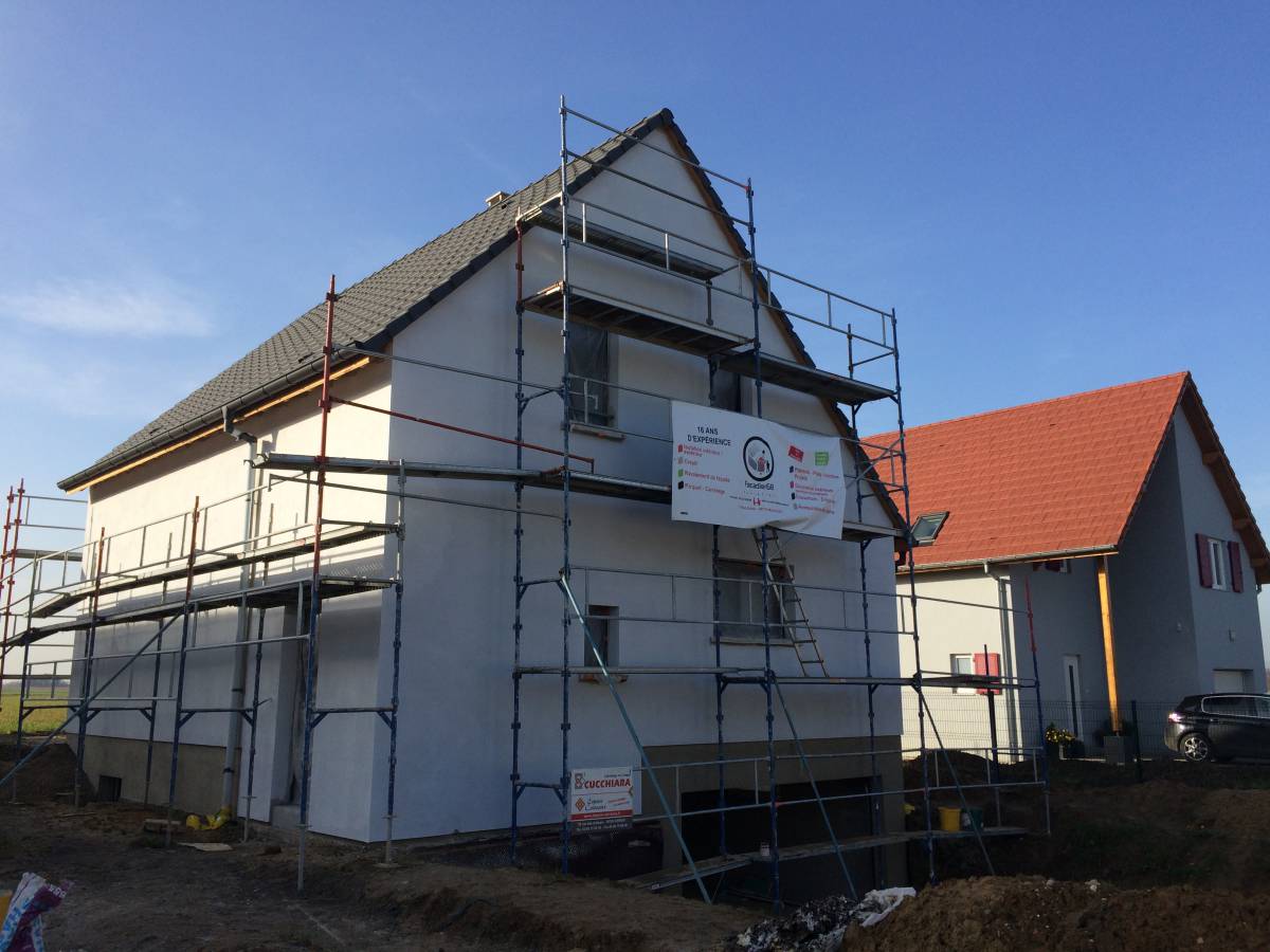 Façade : rénovation, isolation, ravalement, peinture, crépis Belfort 1