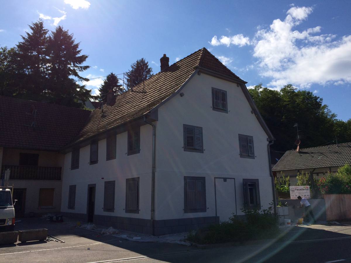 Façade : rénovation, isolation, ravalement, peinture, crépis Illzach 72