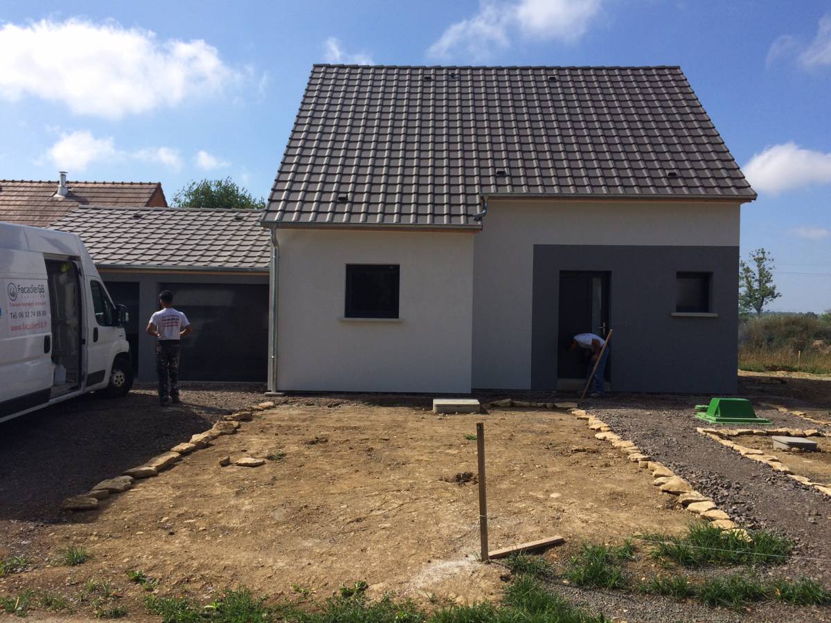 Façade : rénovation, isolation, ravalement, peinture, crépis Kingersheim 35