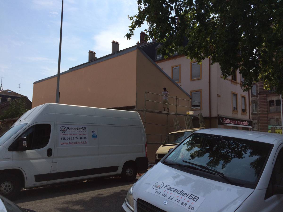 Façade : rénovation, isolation, ravalement, peinture, crépis Pfastatt 40