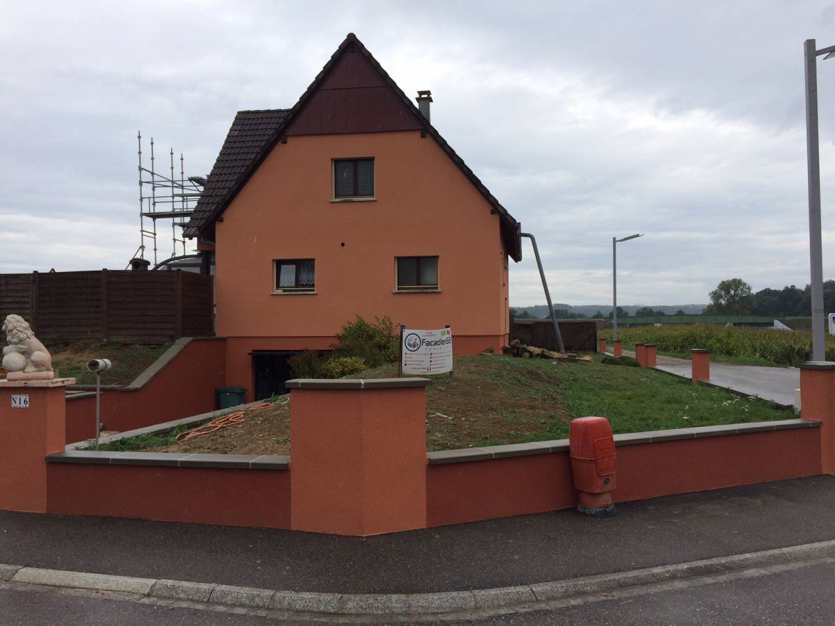 Façade : rénovation, isolation, ravalement, peinture, crépis Kingersheim 47