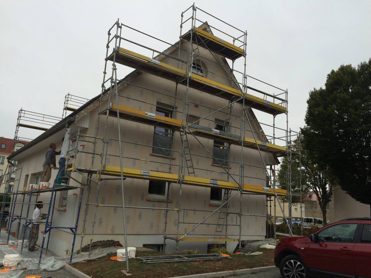 Façade : rénovation, isolation, ravalement, peinture, crépis Mulhouse 43