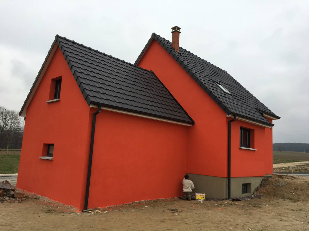 Façade : rénovation, isolation, ravalement, peinture, crépis Cernay 33