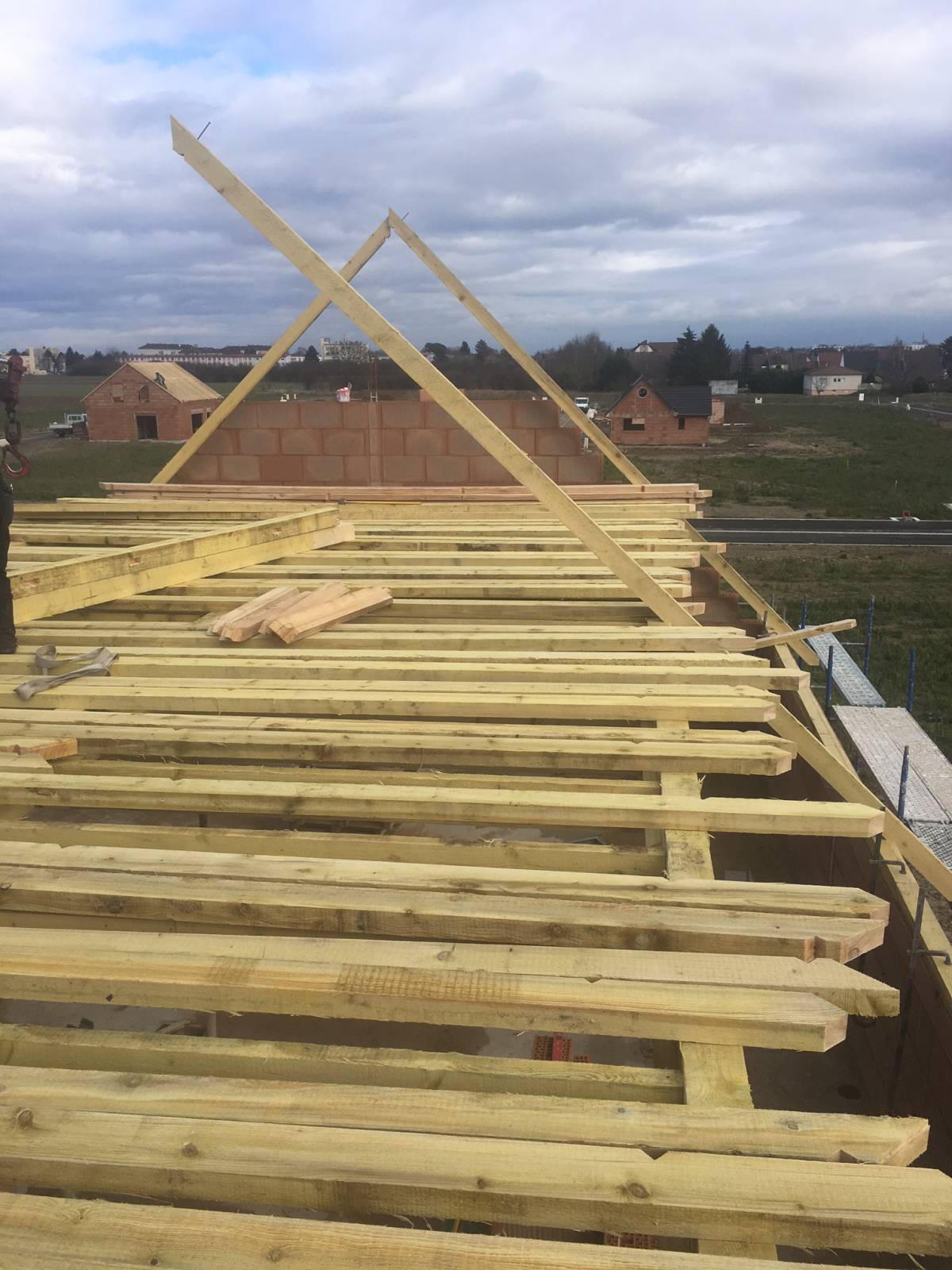 Réfection d&#8217;un toit dans le Haut Rhin (68) Kingersheim 0