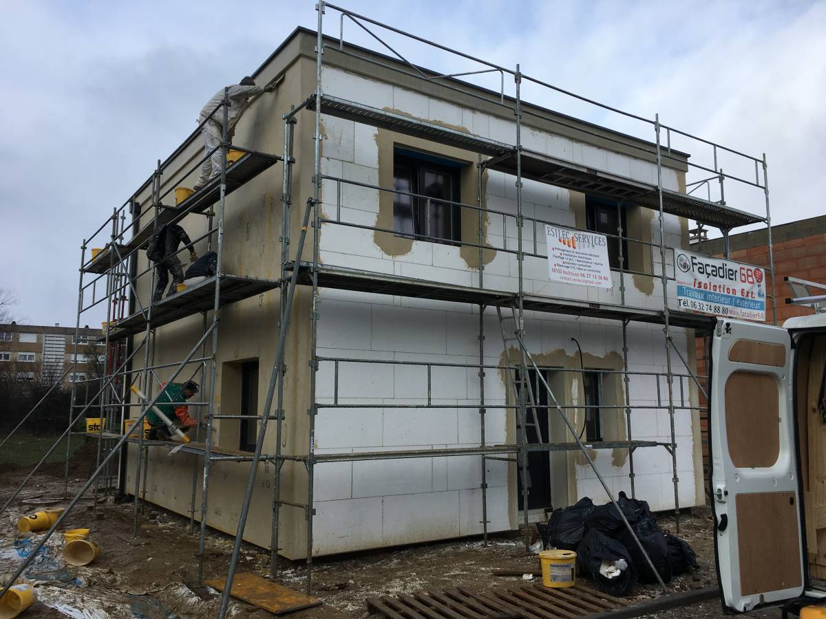 Travaux d&#8217;isolation dans le Haut Rhin (68) Riedisheim 1