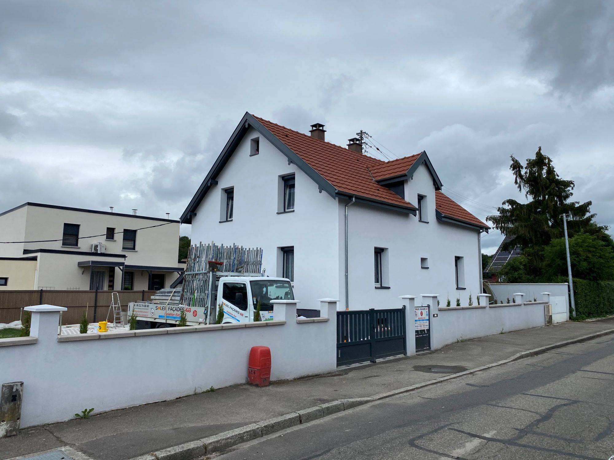 Découvrez notre chantier d&#8217;isolation extérieure à Kembs près de Mulhouse Riedisheim