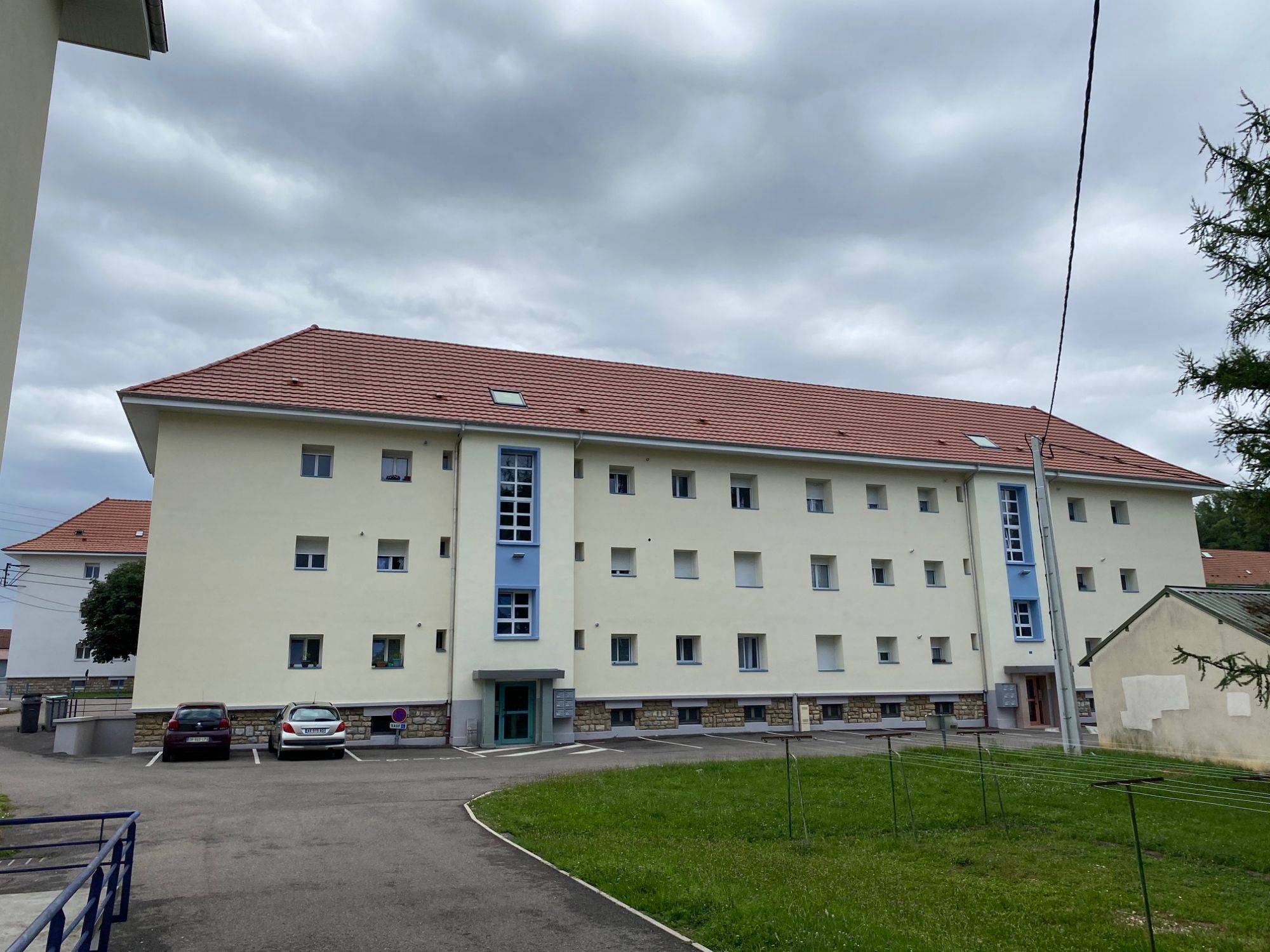 Découvrez notre chantier de ravalement de façade à Grand-charmont Pfastatt