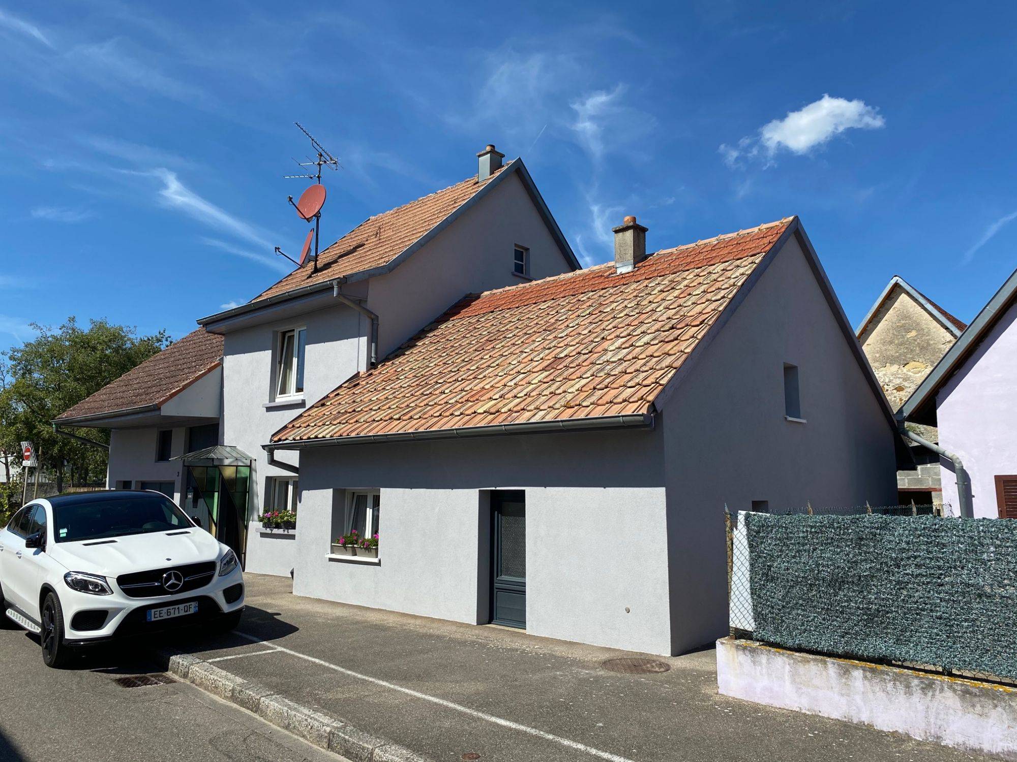 Ravalement de façade à Otmarsaheim près de Mulhouse Wittenheim